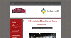 Desktop Screenshot of elkhartsportscenter.com